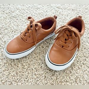 Size13: Cat and Jack synthetic leather casual lace up dress shoes